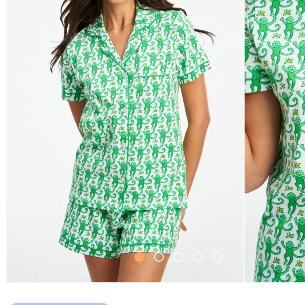 Roller Rabbit Monkey Polo Pajamas